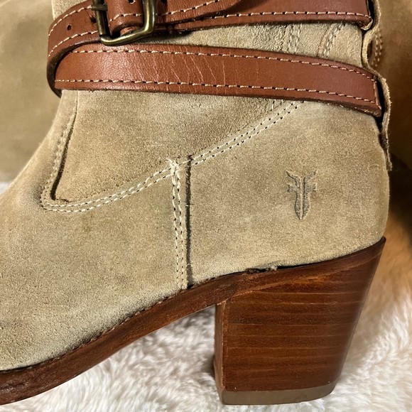 Frye Tall Strappy Jane Boots Size 6 - Picture 9 of 14